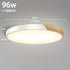 Holz LED Deckenleuchte & Pendelleuchte 96 W modern